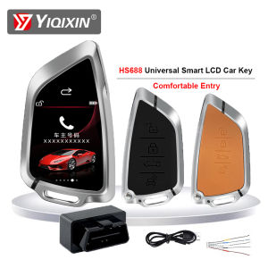Universal Remote Smart LCD Car Key For Benz BMW Audi Hyundai Lexus Honda Opel Toyota Nissan Land Rover Modified HS688 With Blade
