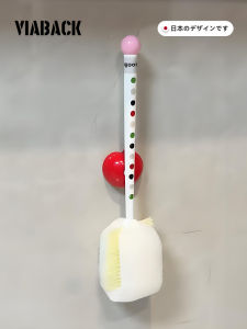 Long Handle Soft Hard Bristle Cup Brush Magnetic Stool for Cleaning Cups And Milk Bottles Kitchen Storage Rack Special for Pot Lid