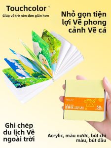Touch Color | Sách Vẽ Lật Giấy Màu Nước