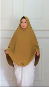 Khimar Bergo Pet Crinkle Airflow Jumbo XXL Richiesto Hijab