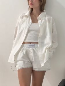 Homegirlnet - Homegirl Lace Flair Shorts (กางเกงขาสั้นดีเทลลูกไม้)