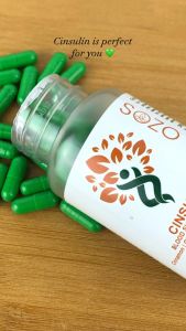 Sozo PH CINSULIN - 500mg - 60 Capsules - Diabetes Support Lower Cholesterol Control Blood Sugar Level