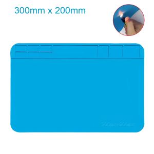 Repair Pad Insulation Heat-Resistant Soldering Station Silicon Soldering Mat Work Pad Desk Platform for BGA Soldering Station