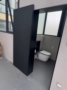 Floating Back Hidden Sliding Door Rail Set Ghost Concealed Soft Close Sliding Barn Door Track