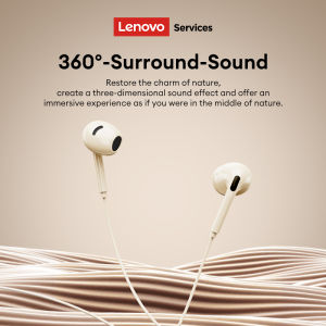Lenovo | Lenovo YF02 Wired Gaming Headphones 3.5mm/Type-C For Mobile Phones Computers And More HiFi Sound Music Wired Earphones With Mic