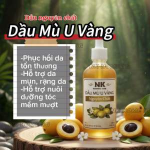 Dầu Mù U Vàng Nguyên Chất NK Giảm Rạn Mờ Thâm Làm Lành Vết Thương Đẹp Da 15ml 30ml 50ml 100ml