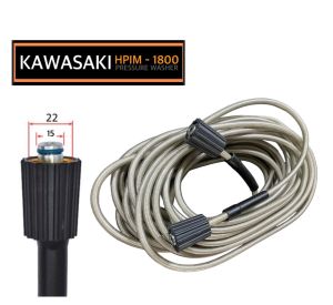 HPIM 1800 6M 10M 15M Pressure Washer Hose M22x15