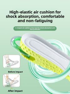 ZUYINBULUO | Height Increasing Shock Absorbing Invisible Insoles 42