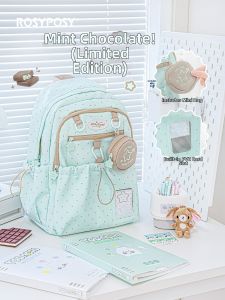 RosyPosy | Big Capacity Ins Style Dots Drawstring School Backpack