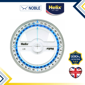 Helix 10cm Full Circle 360° Protractor Angle Measure | X12101