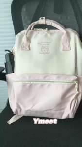 Ready  Backpack lucu korea tas ransel traveling  import korea style Kampus Kontras Warna Backpack Gaya Baru Mahasiswa Mahasiswa Junior Sekolah Menengah Ransel Backpack Kapasitas Besar Sekolah Junior Sekolah Sekolah Kantong Tas Bahu LM70