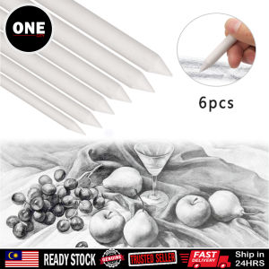 6pcs Paper Stumps Pen oil Pastel special Paper Pen Sketch Pen Blending Smudge Stump Stick Sketch Art Drawing Pen Sketch Paper Sandpaper Pencil Sharpen Drawing Tool  Art White Drawing Charcoal Sketcking Tool Rice Paper Pen artist