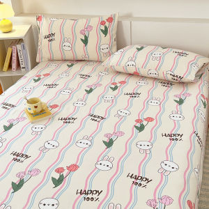 Simple Plaid Flatsheet High Quality Washed Cotton Bed Sheet Single Queen King Super King