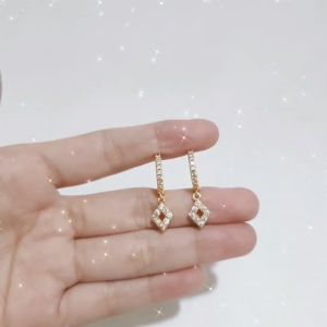 ANTING CLIP WANITA FULL PERMATA FASHION KOREA/ANTI ALERGI