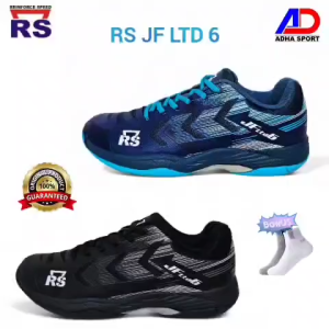 Bonus Kaos Kaki ! New Sepatu Badminton RS JF LTD 6 Original Sepatu Bulutangkis