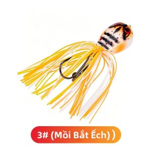 Weihe FISHING | Bộ Mồi Câu Cá Giả Hình Con Ếch WEIHE Mẫu B Thân Cứng Dùng Cho Biển Sông Hồ Suối - Tùy Chọn 1 Cái/ 5 Cái