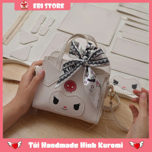 [Có Video HD] Túi Handmade Tự Làm Túi Đeo Chéo DIY Hình Kuromi Đáng Yêu Dễ ThươngQuà Tặng Cho Người Yêu Bạn Gái - EB26