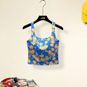 Klein Blue Yoga Suit Spring and Summer Thin Vest Female High-End Temperament Professional Quick-Drying Fitness Exercise