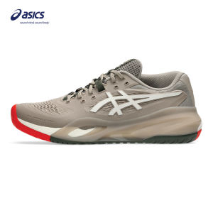 ASICS Men GEL-RESOLUTION X Tennis Shoes in Greige/Soft Oat