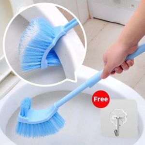Double-Sided Toilet Brush Long Handle Toilet Brush Bathroom Accessories Toilet Cleaner Brush