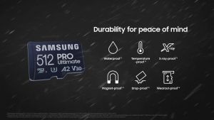 Samsung PRO Ultimate MicroSD Card 4K UHS-I U3 - High-Speed Reliable Memory Card MBMY 12BUY