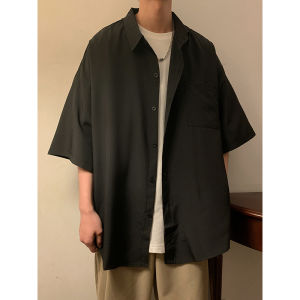 Loose Fit Polo Shirt Mens Trendy Half Sleeve Turn-down Collar Short Sleeve Summer Casual Top Polyester Spandex Blend