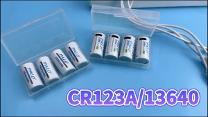 PALO CR123 16340 16350 3.7V Li-ion Baterai Isi Ulang Cocok untuk Kamera Senter Instrumen Deteksi