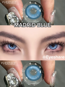 (COD)Eyeshare Contact 14.0MM Cosplay Colored Contact es Halloween Vampire Red Eyes Devil Pupils