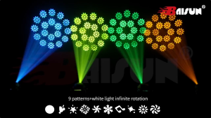 120W beam moving head led headlight stage light RGBW 4IN1 disco light spotlight effect prism prism rainbow