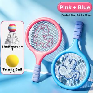 Children Interactive Badminton Racket 4 Sets