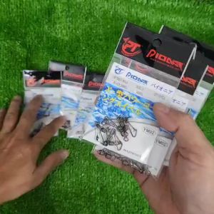 Khóa Linh Đen Pioneer Mani Link Câu Cá Nhiều Size - Móc Khoá Pioneer - Khoá link chống xoắn