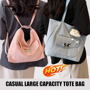 Large Casual Tote Bags Women Shoulder Messenger Bags Korean Canvas Fashion Female Crossbody Bag for Girl 2025 Cloth Handbags