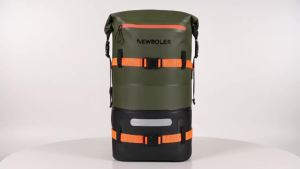 NEWBOLER | NEWBOLER Outdoor Sport PVC Waterproof Dry Bag For Women Men 35L Swimming Rafting Kayaking River Trekking Army Green Backpack 