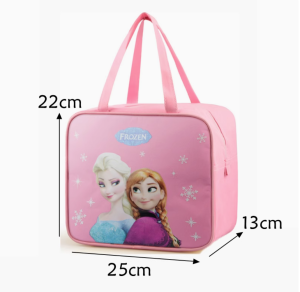 Hellokitty Lunch Box Bag Student Handbag Insulated Waterproof Korean Style Portable Meal Container Storage Organizer