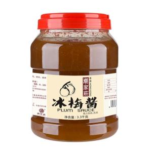 ChaoShan Ice Plum Sauce 3.3K Plum Sauce Roast Goose Char Siu Roast Duck BBQ Sauce Commercial Use Ice Flower Plum Sauce