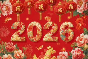 2026 Spring Festival themed banner background New Year celebration decoration family gathering decoration photography Backdrop