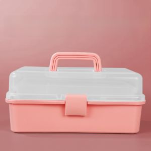 Large Three-Layer Art Supplies Storage Box Calligraphy Painting Brush Set Beginner Art Student Essential Tool Kit Handheld
