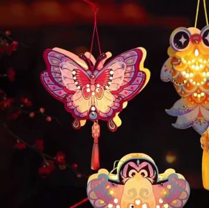 Đèn Lồng Trung Thu Giấy LED Cho Bé – Ánh Sáng Vàng Dịu Nhiều Mẫu Dễ Thương An Toàn & Bền Đẹp