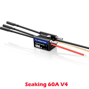 HOBBYWING Seaking V4 Series Brushless ESC 30A-160A Không Cảm Biến IP67 Chống Nước Tích Hợp BEC Cho Thuyền RC - Model 90A