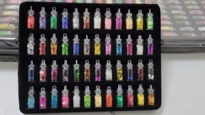 Phụ Kiện Nhựa Resin Mảnh Đất Sét Polymer Bột Nhũ Kim Tuyến Dùng Cho Làm Đồ Trang Sức Trang Trí Móng Tay Bằng Nhựa Epoxy Đồ Thủ Công Tự Làm Vật Liệu Thủ Công Lấp Lánh.