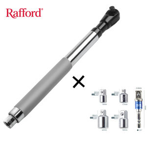 Rafford Offset Wrench:Comes with a 1/2-inch adapter + 4 converters durable and impact/ratchet compatible fits in tight spaces