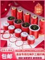 Red String Weaving Rope Handmade DIY Bracelet Making Line Nylon Polyester Material One Millimeter in Diameter for Jewelry. 
