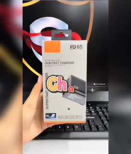 65W GaN PD Super Fast Charger Malaysia 3-in-1 Built-in Cable | USB C Pengecas Pantas Quick Charge for Laptop iPhone Samsung Huawei