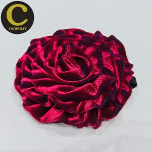 Colorway Cloud Velvet Matte Nylon Highlight Latin Dance Practice Competition Hair Accessory for Children Performance Clothes