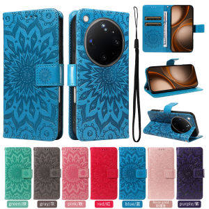Leather Wallet Flip Case for OPPO Find X8 X9 Pro Ultra Phone Case Cover | Mandala Embossed Design Protective Kickstand