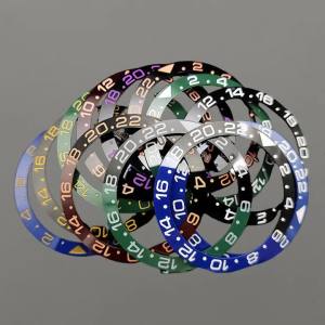 38mm Curved Ceramics Bezel Insert Fits SKX007 SKX009 GMT Watch Case NH35 NH36 Movement Bezel Insert Ring Men Watch Parts