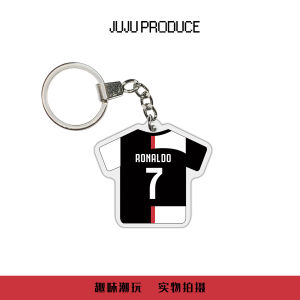 C Luo Portugal European Cup Keychain Cartoon Jersey Creative Car Ornaments Boyfriend Soccer Fan Gift Backpack Pendant