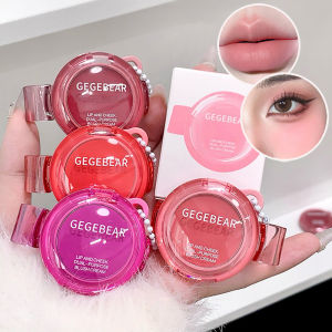 Gege Bear Multi-use Matte Blush Cream Dual Purpose Lip and Cheek Tint Long-lasting Single Shade Blush for All Skin Types