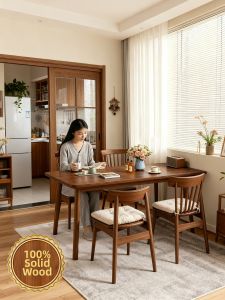 OYIla | Scandinavian Solid Wood Dining Table Rectangular