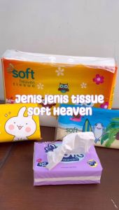 Soft Heaven Tissue Wajah Premium 3-Lapis Kotak - Paket Travel & Mini Softpack
